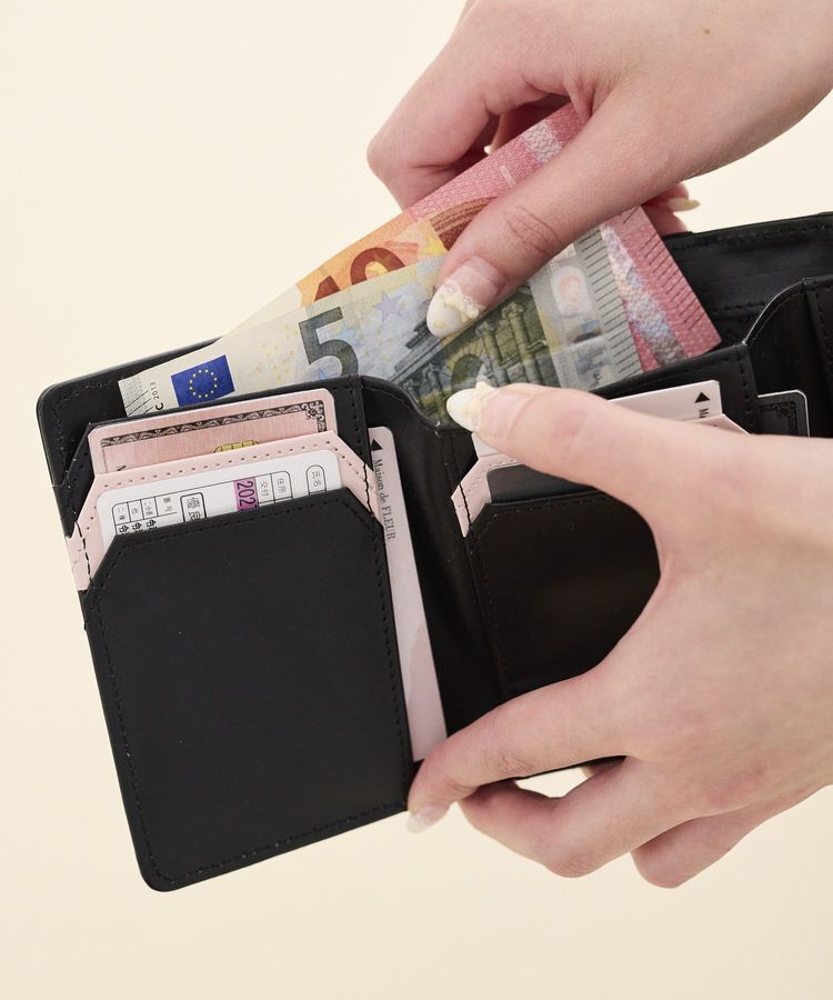 Maison de FLEUR「ベルトリボンミニウォレット」|財布|