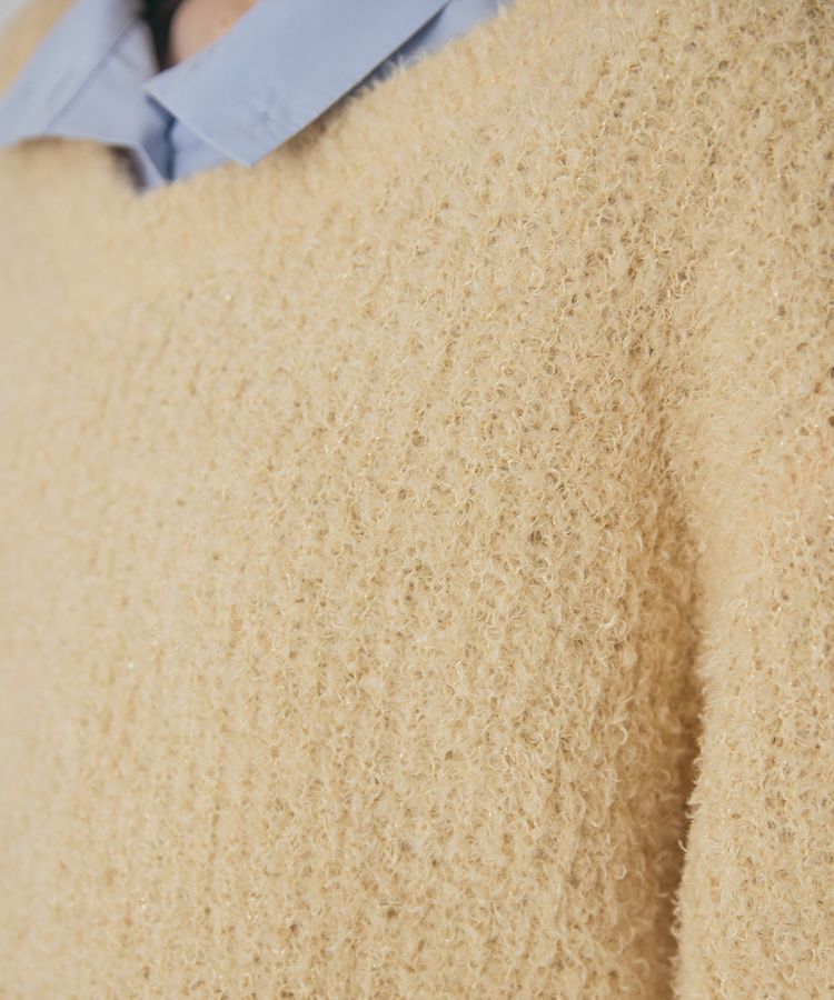 AMERICAN HOLIC「ミニシャギーラメニットプルオーバー」|ニット・セーター|