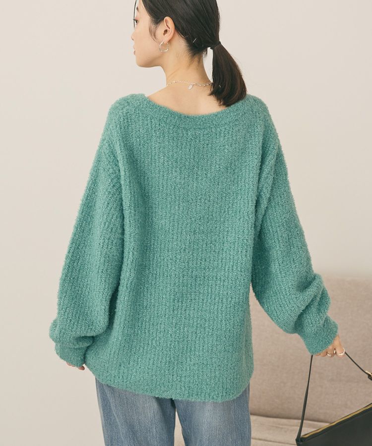 AMERICAN HOLIC「ミニシャギーラメニットプルオーバー」|ニット・セーター|