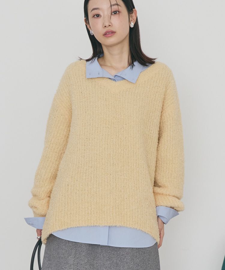 AMERICAN HOLIC「ミニシャギーラメニットプルオーバー」|ニット・セーター|