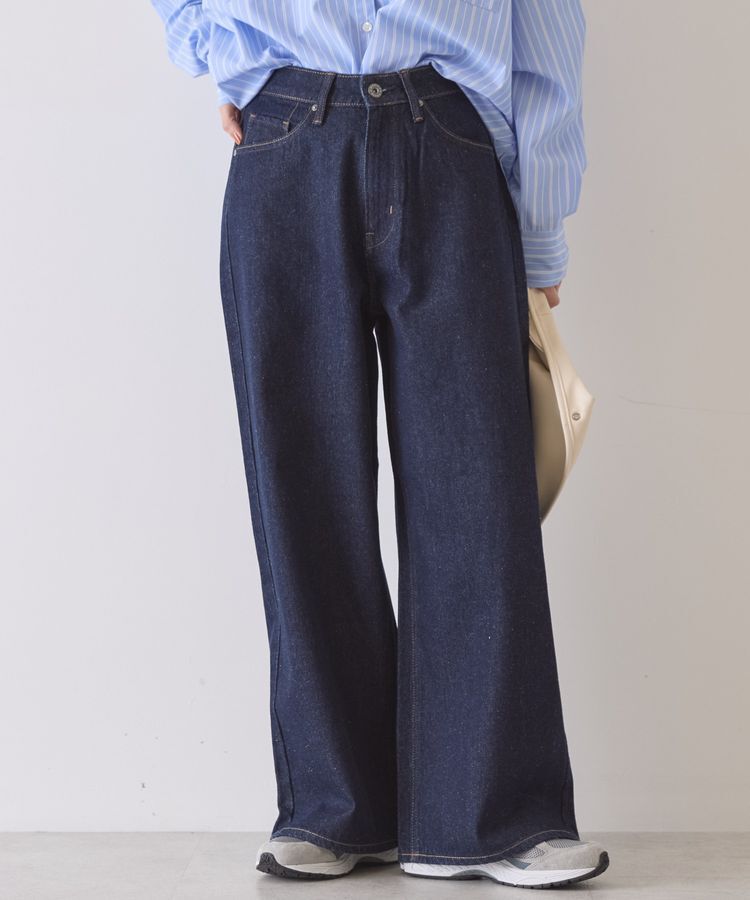 AMERICAN HOLIC「ワイドデニムパンツ」|デニム|One Wash