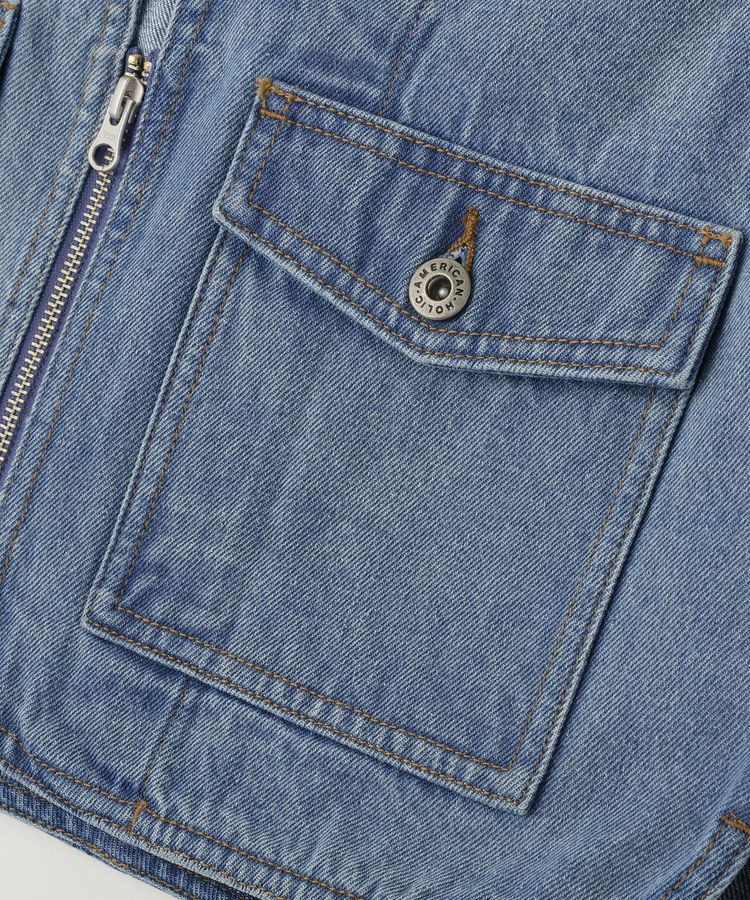 AMERICAN HOLIC「ショート丈デニムベスト」|その他|