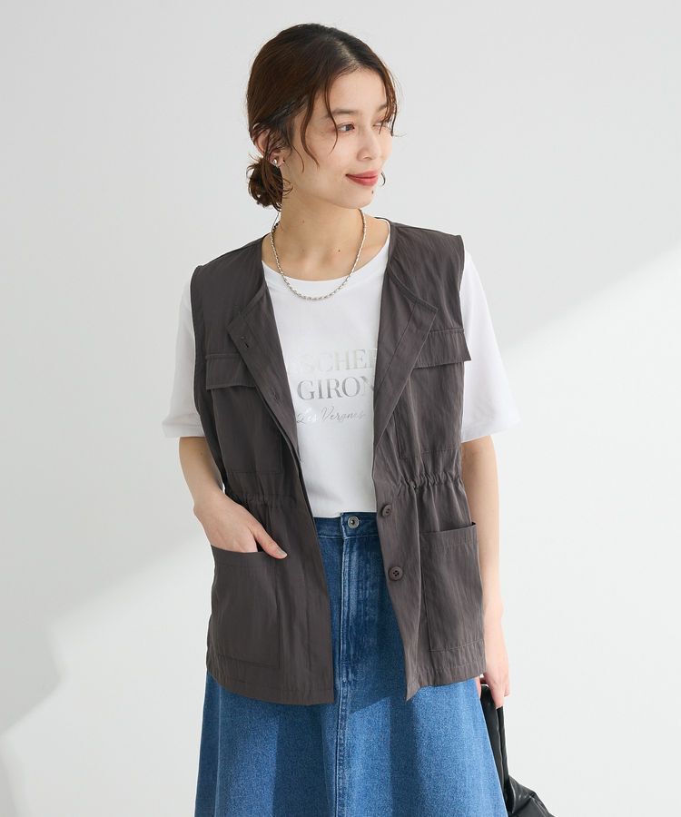 Green Parks「ミリタリーベスト」|ベスト・ジレ|