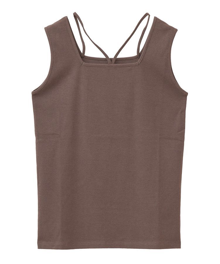 Green Parks「マルチストラップテレコタンク」|インナー|