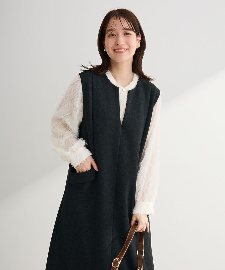 Green Parks「ダンボールスキッパージャンパースカート」|ジャンパースカート|