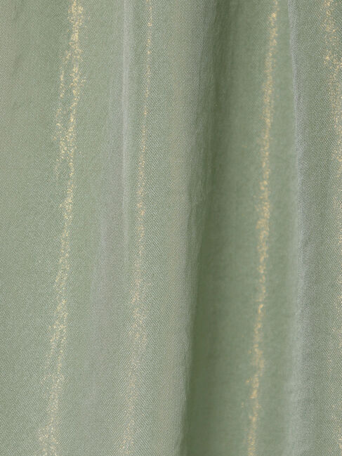 YECCA VECCA「箔プリントシアーギャザースカート」|スカート|