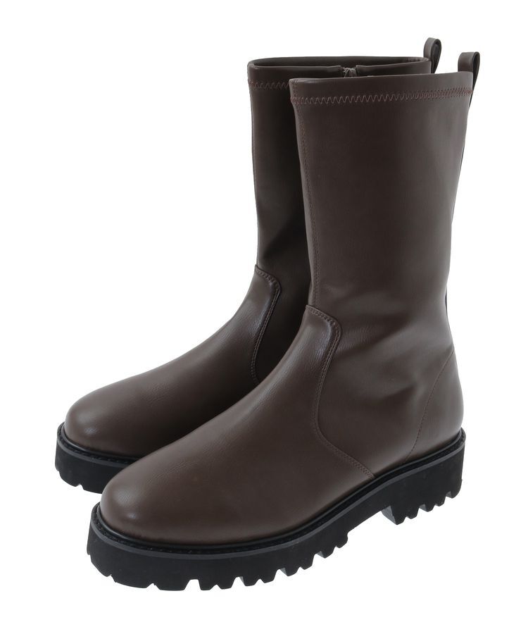 YECCA VECCA「トラックソールブーツ」|ショートブーツ|