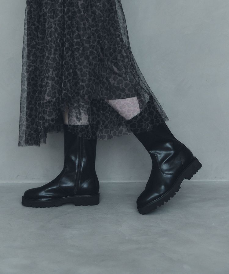 YECCA VECCA「トラックソールブーツ」|ショートブーツ|