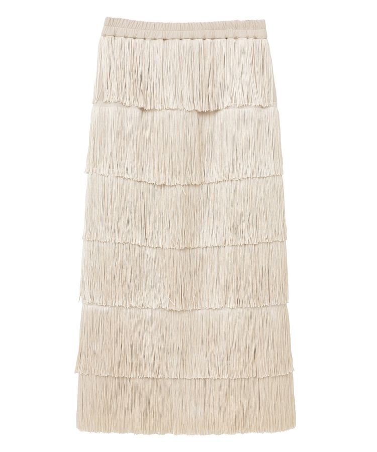 Editt by YECCA VECCA「フリンジロングスカート」|スカート|
