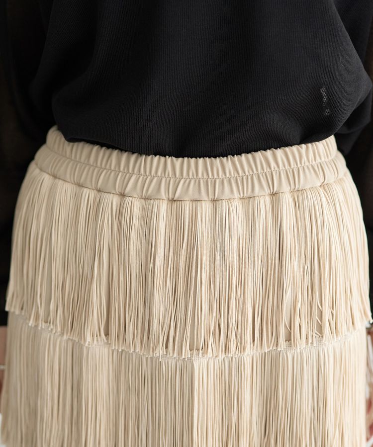 Editt by YECCA VECCA「フリンジロングスカート」|スカート|