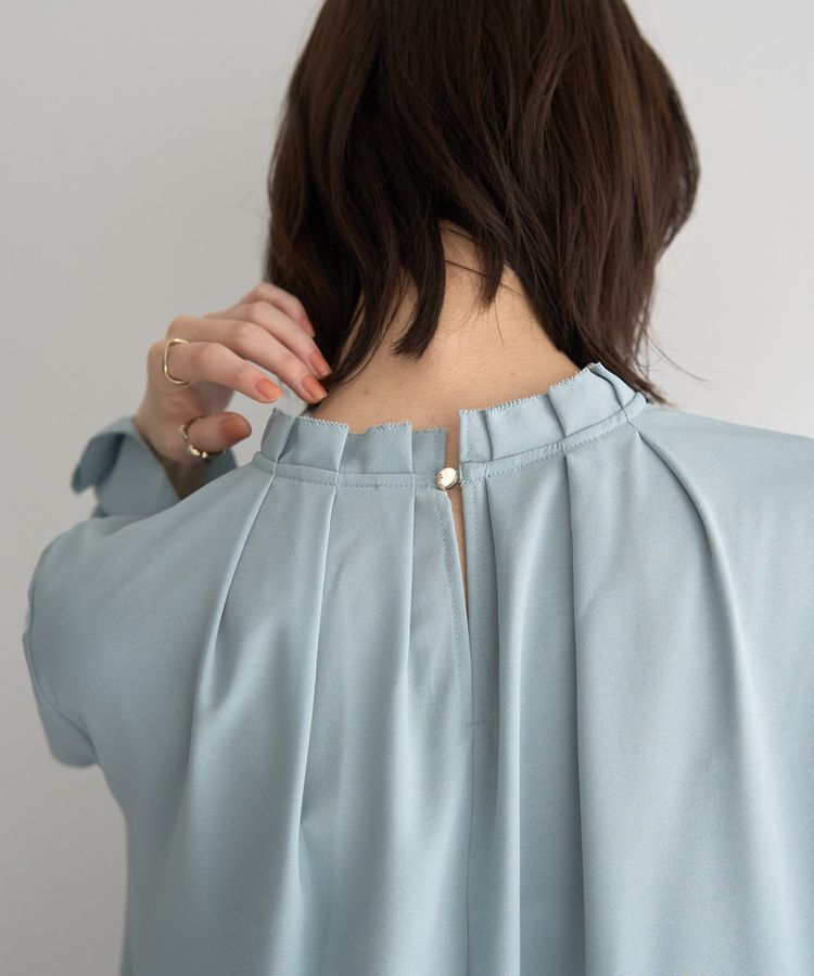 YECCA VECCA「タックデザインブラウス」|シャツ・ブラウス|