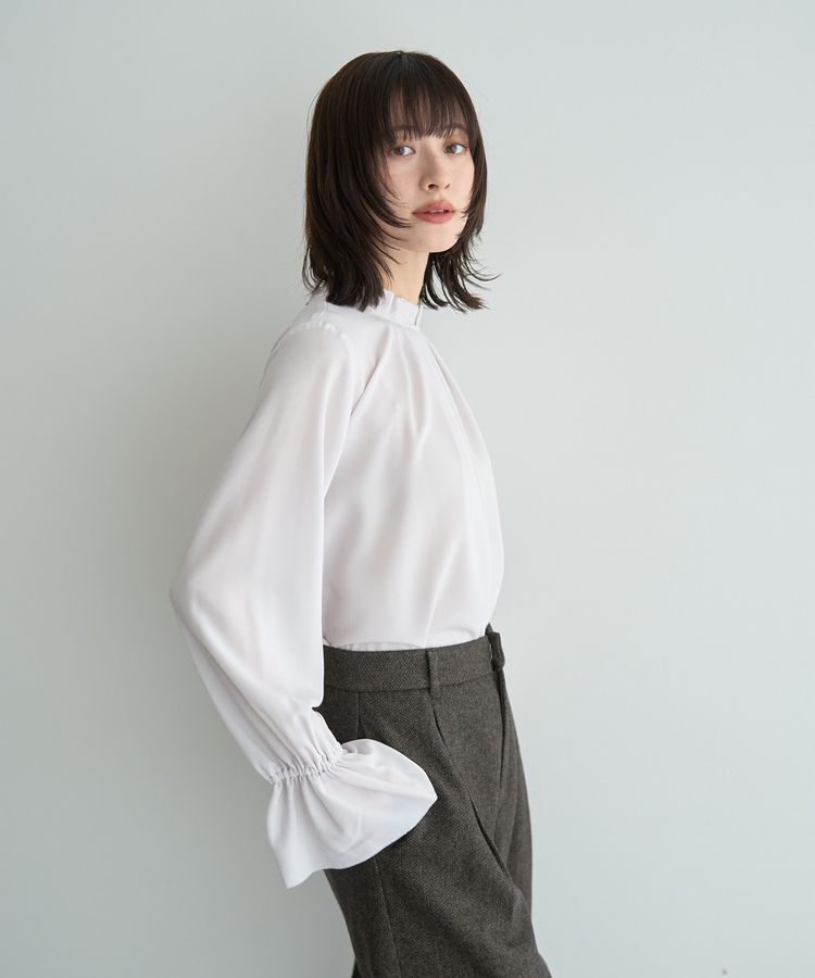 YECCA VECCA「タックデザインブラウス」|シャツ・ブラウス|