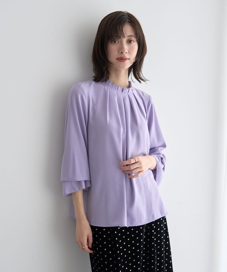 YECCA VECCA「タックデザインブラウス」|シャツ・ブラウス|