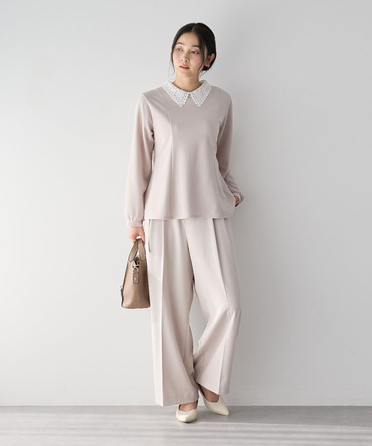 YECCA VECCA「2wayレース襟ブラウス」|シャツ・ブラウス|