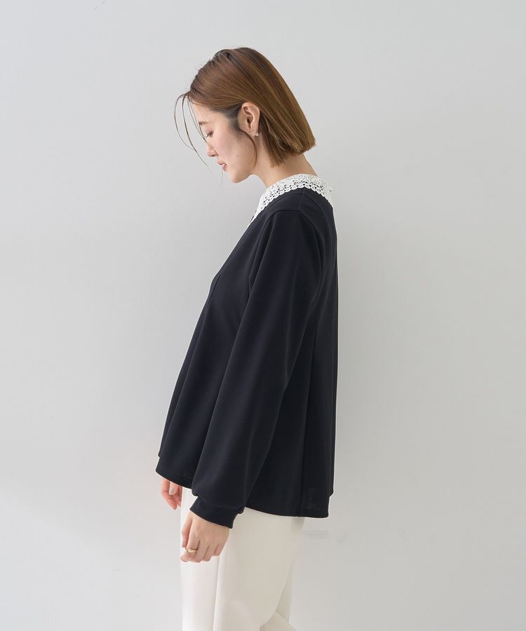 YECCA VECCA「2wayレース襟ブラウス」|シャツ・ブラウス|