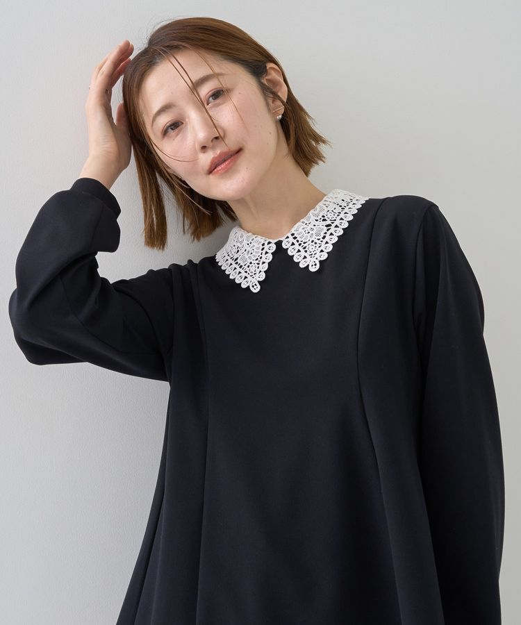 YECCA VECCA「2wayレース襟ブラウス」|シャツ・ブラウス|