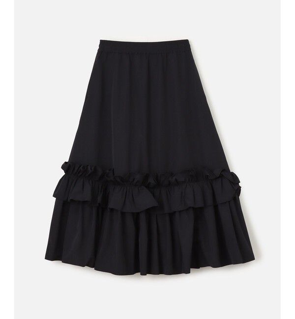 LOULOU WILLOUGHBY「【LOULOU WILLOUGHBY】ハイカウントパピヨンスカート」|フレア|