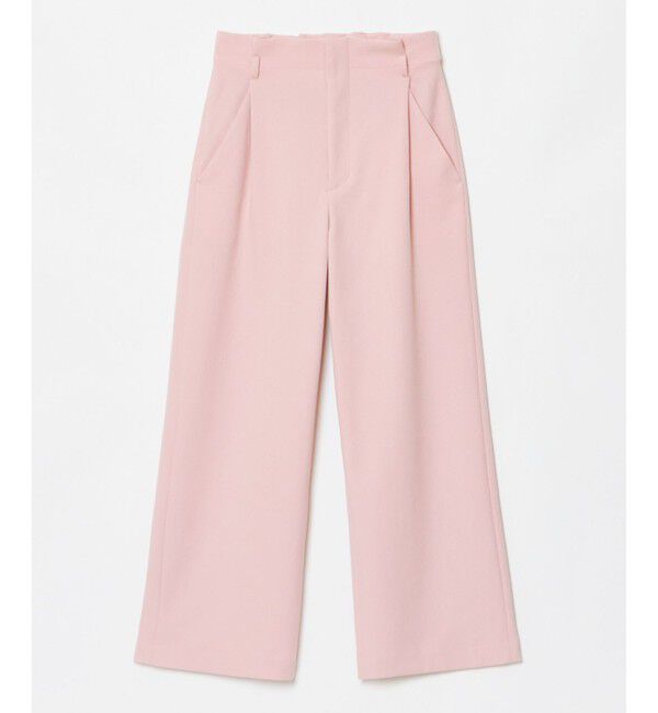 allureville「ウールライクフランネルヨークレスパンツ」|サルエル|