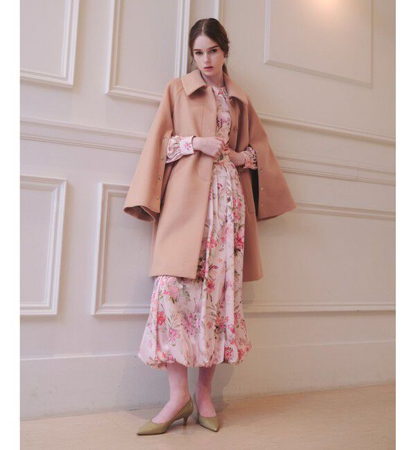 LOULOU WILLOUGHBY「【LOULOU WILLOUGHBY】RATTIソフトフラワプリントバルーンスカート」|スカート|ピンク