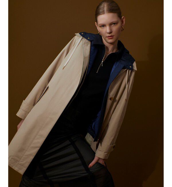 allureville「フードライナーステンコート」|ダッフルコート|