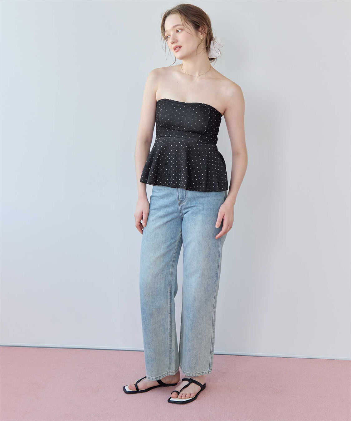 SEA DRESS「ペプラムフレアビスチェビキニ」|ビキニ|