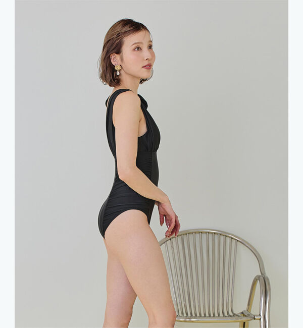 SEA DRESS「深Vネックシンプルワンピース」|ビキニ|