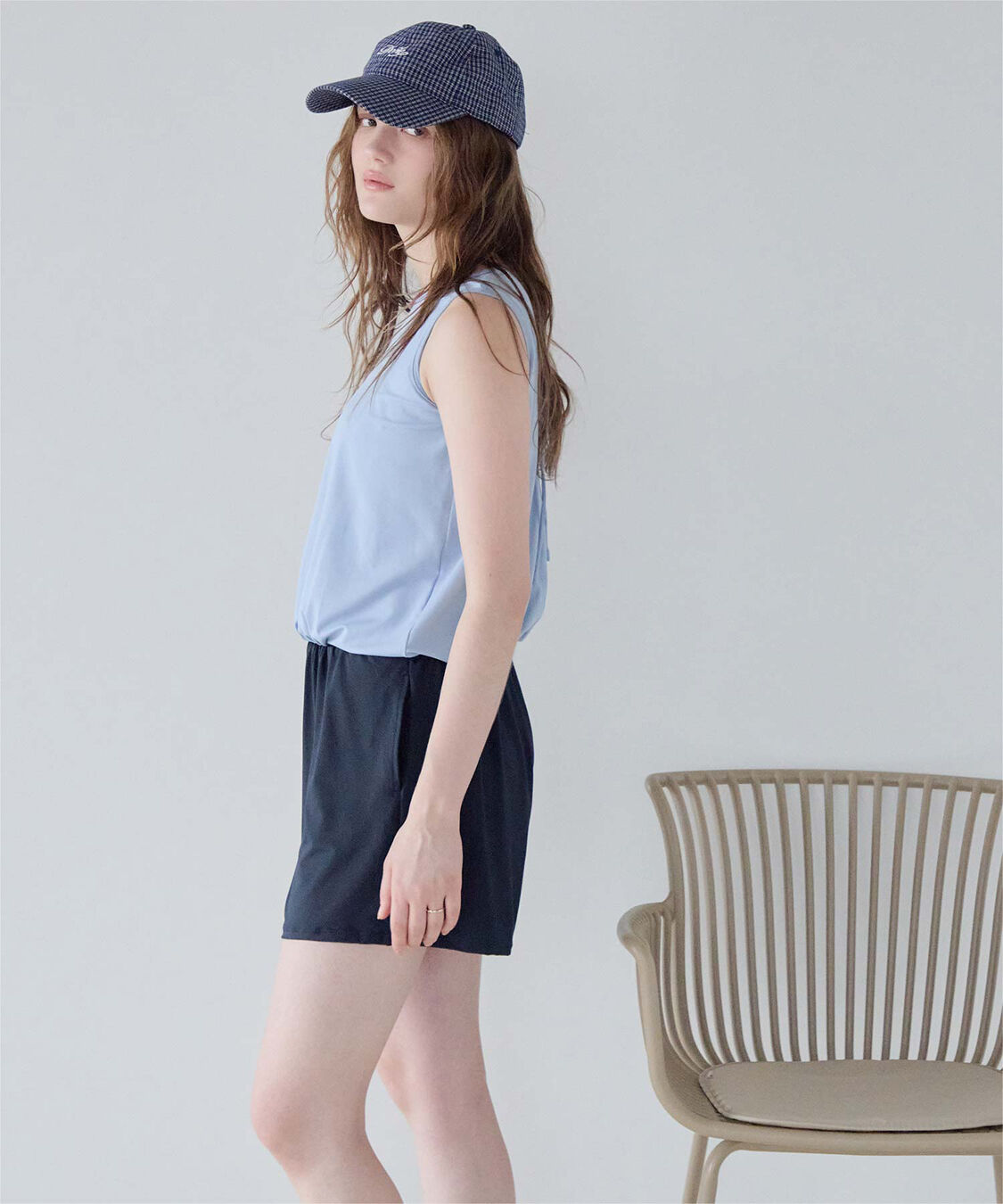 SEA DRESS「ﾊﾞｯｸﾘﾎﾞﾝﾉｰｽﾘｰﾌﾞｵｰﾙｲﾝﾜﾝ/水着」|コンビネゾン|