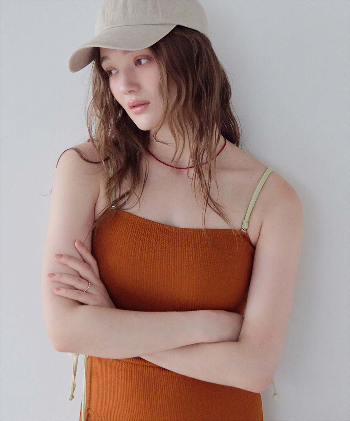 SEA DRESS「バイカラードロストワンピース/水着」|コンビネゾン|