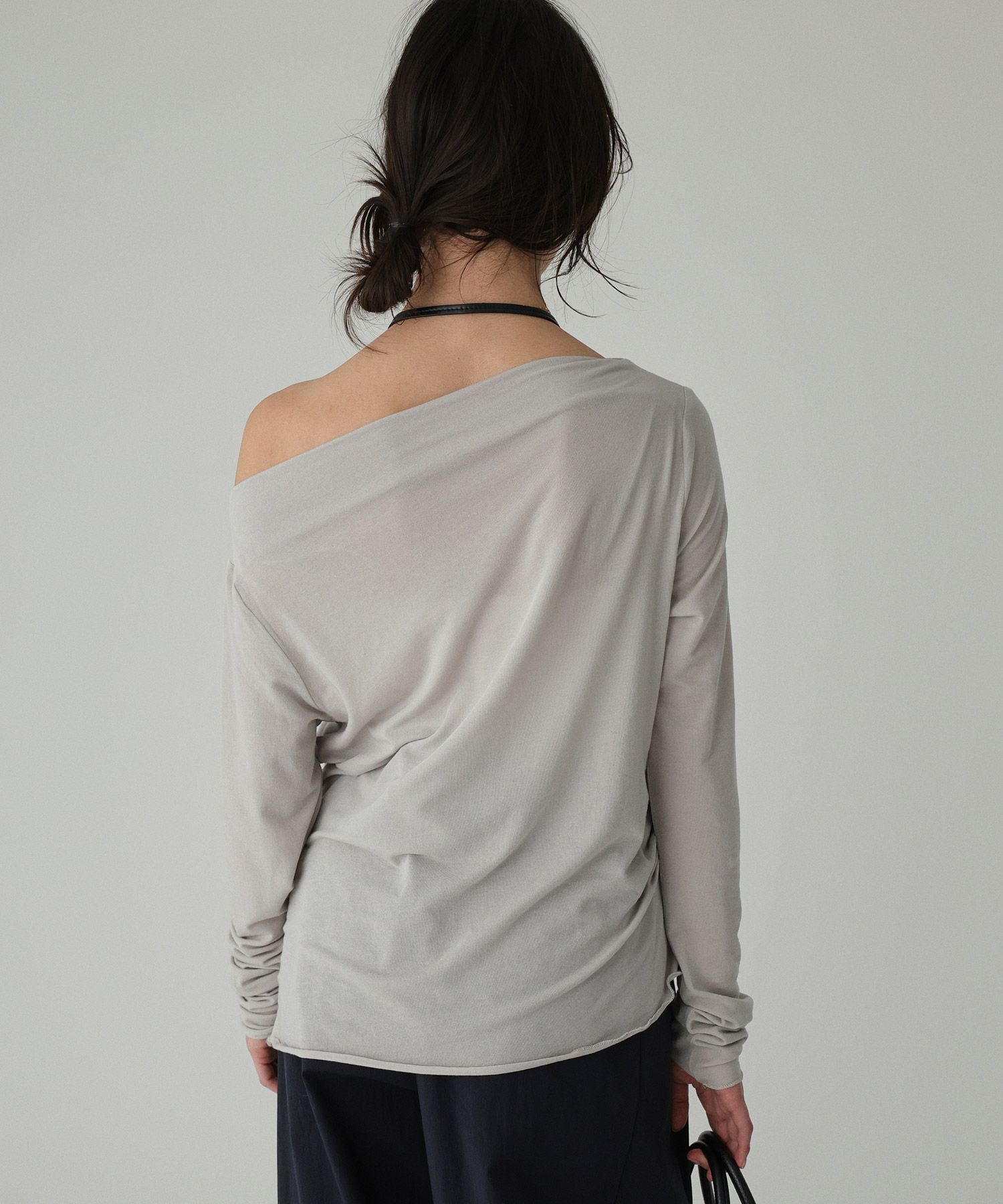 BABYLONE「【手洗い可】ギャザーベアテンカットソー」|Tシャツ・カットソー|