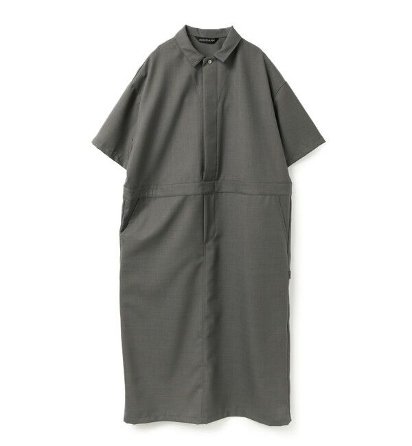 mizuiro ind「mizuiro ind ペインターライクワンピース」|ワンピース|グレー