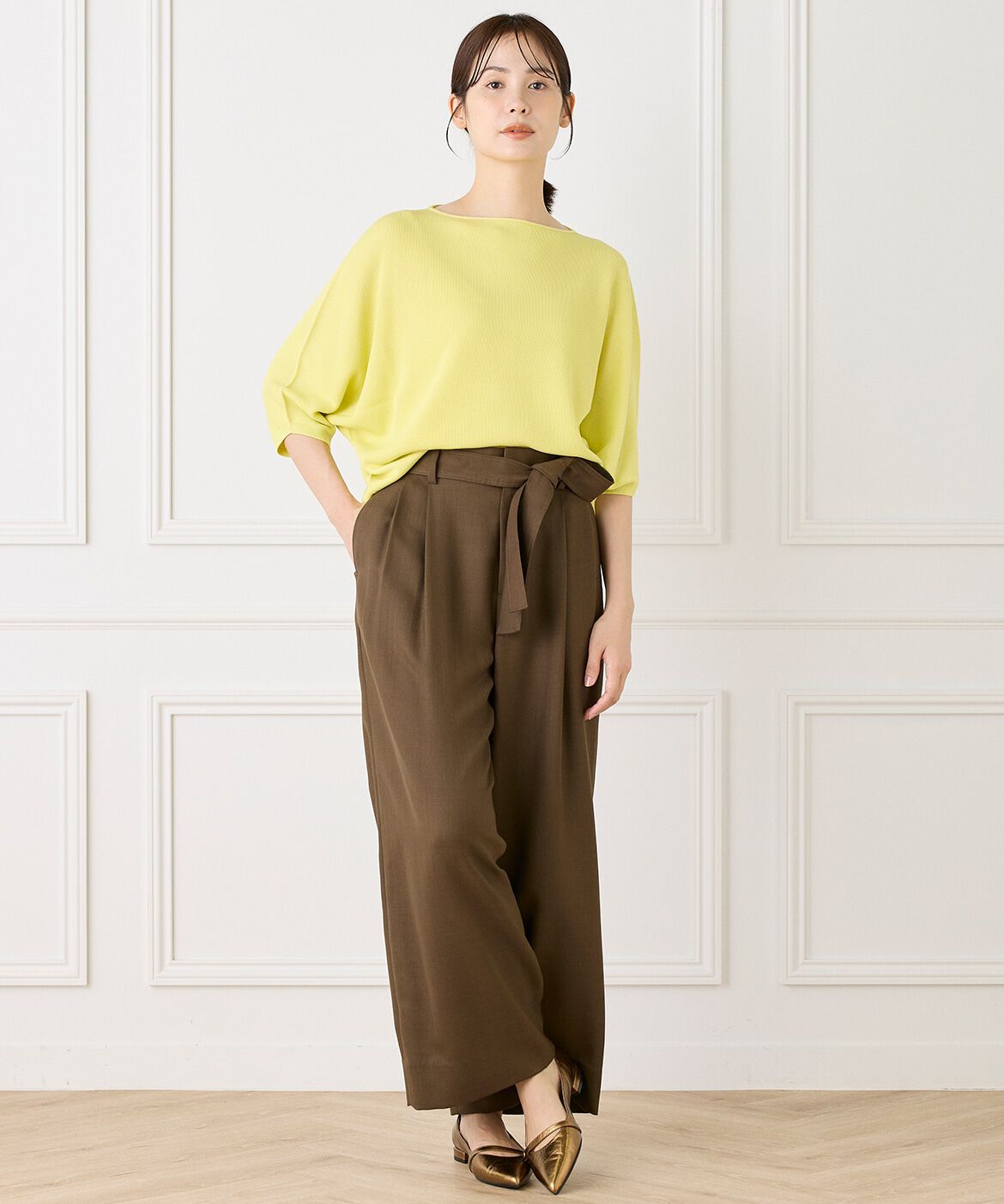 INED「ドルマンスリーブニット《Cuoo》」|ニット・セーター|