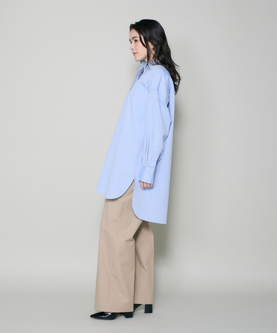 DAY by DAY it&rsquo;s international「スタンドカラーオックスロングシャツ」|シャツ・ブラウス|