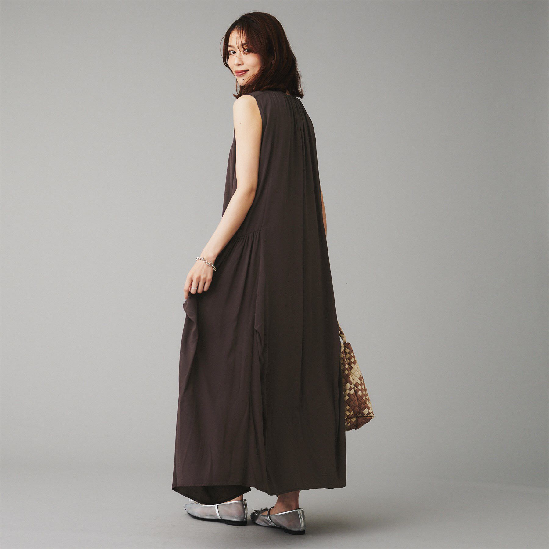 UNTITLED「【SEADRAKE】デザインギャザーワンピース」|ワンピース|