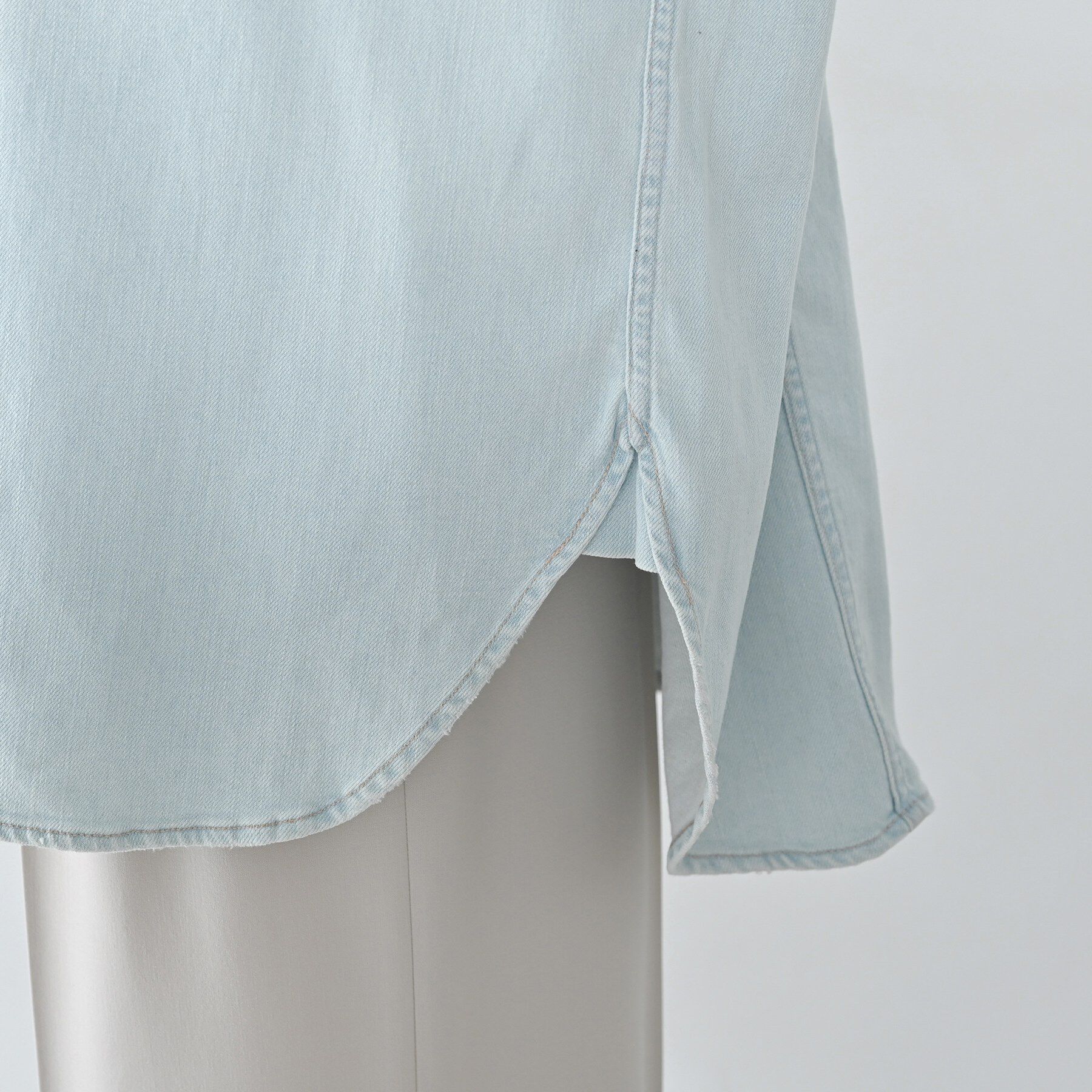 UNTITLED「【Healthy DENIM】Almond（アーモンド）ビッグシャツ」|シャツ・ブラウス|