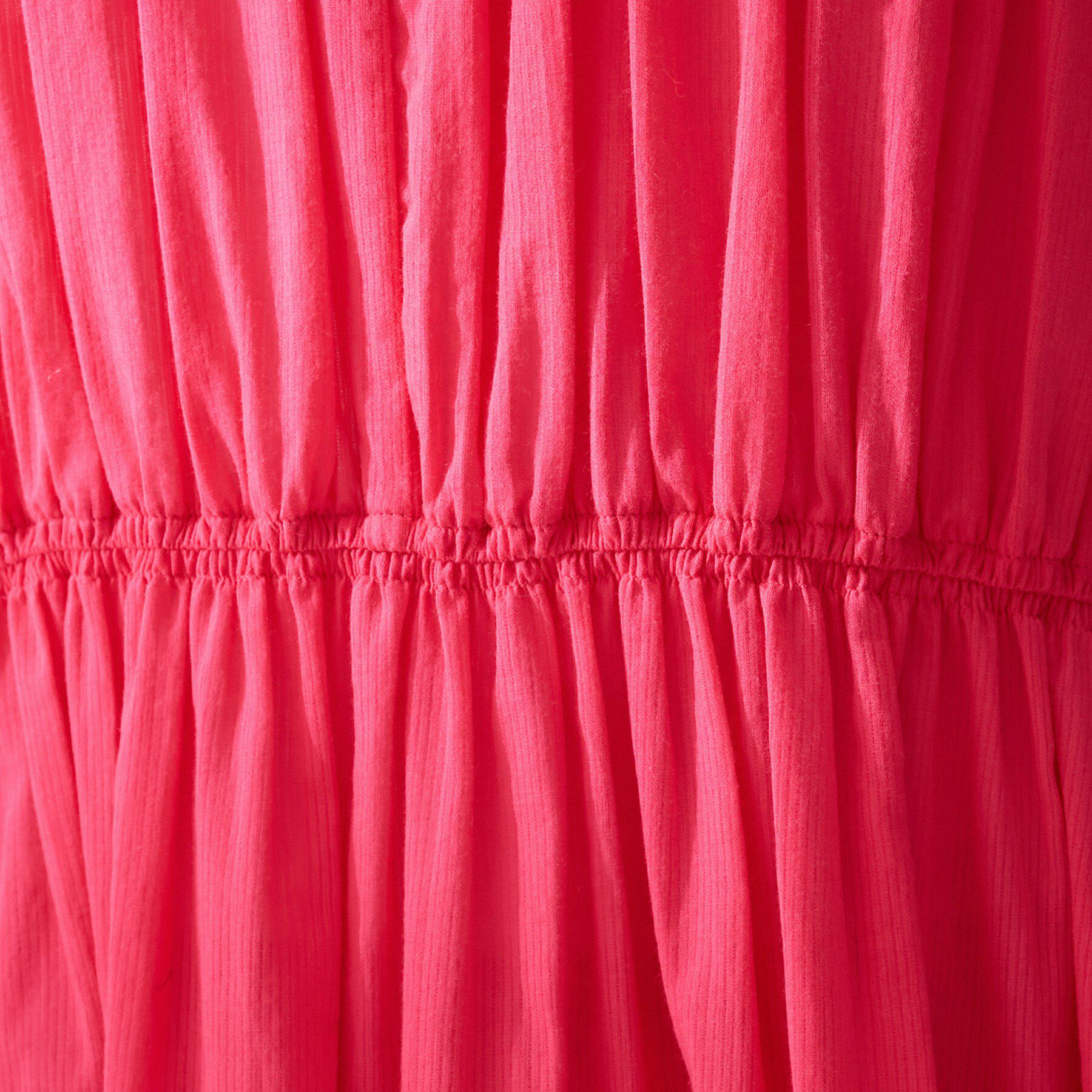 UNTITLED「シャーリングロングワンピース」|ワンピース|