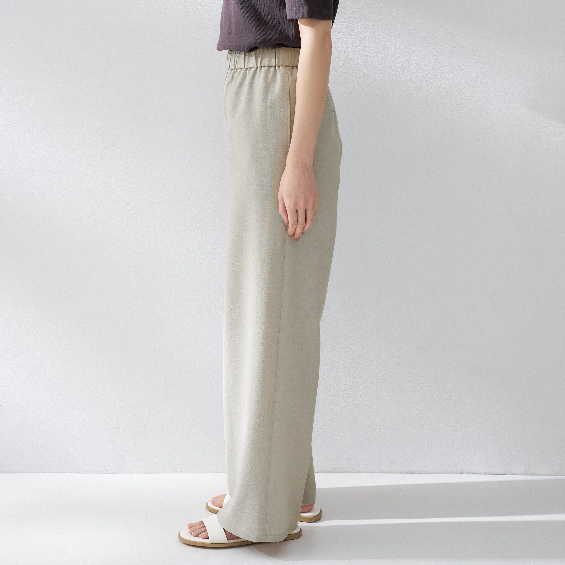 UNTITLED「【セットアップ可/接触令感/吸水速乾】リラックスワイドパンツ」|その他|