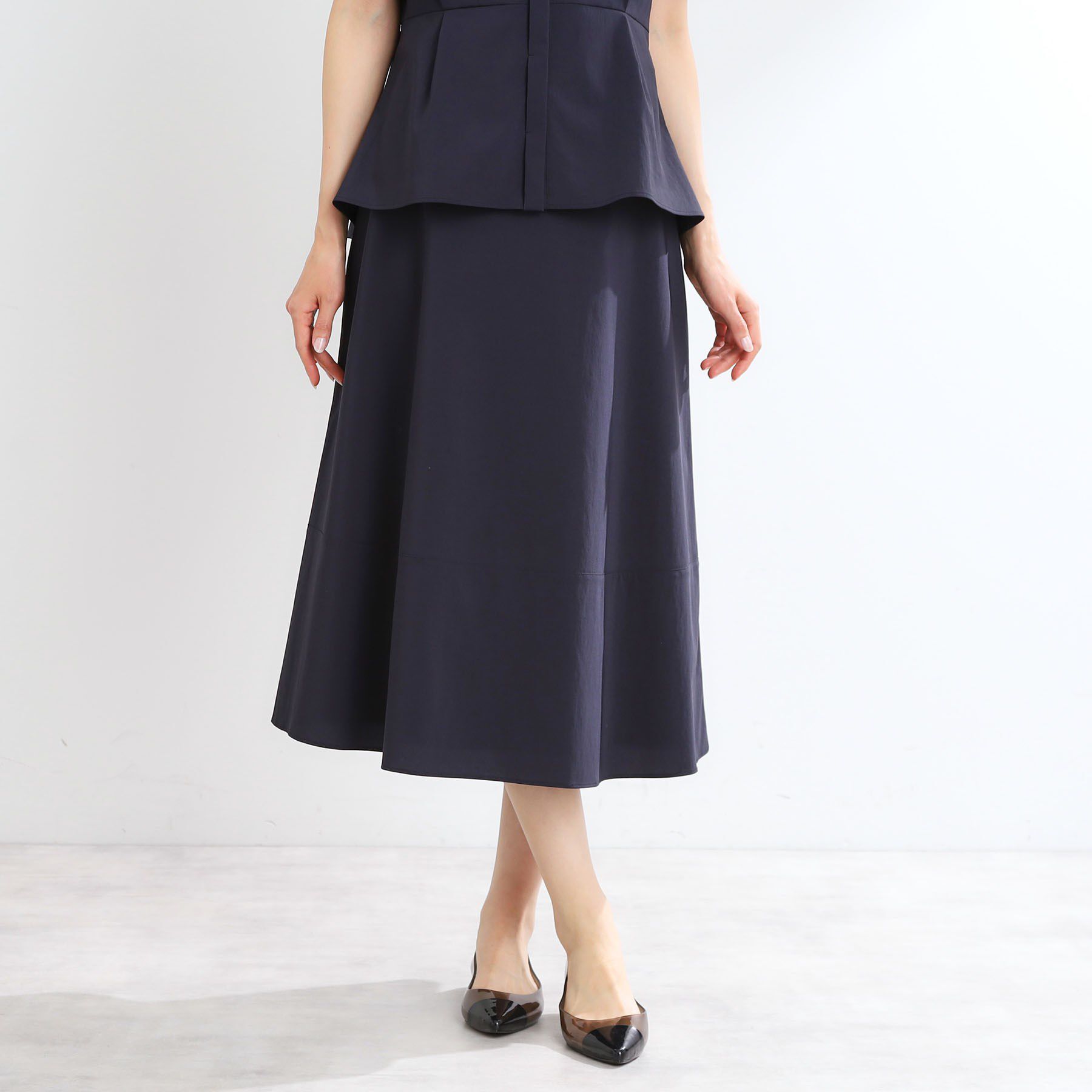 Reflect「【マシンウォッシュ可／撥水／雨の日OK！】レインシリーズフレアスカート」|スカート|