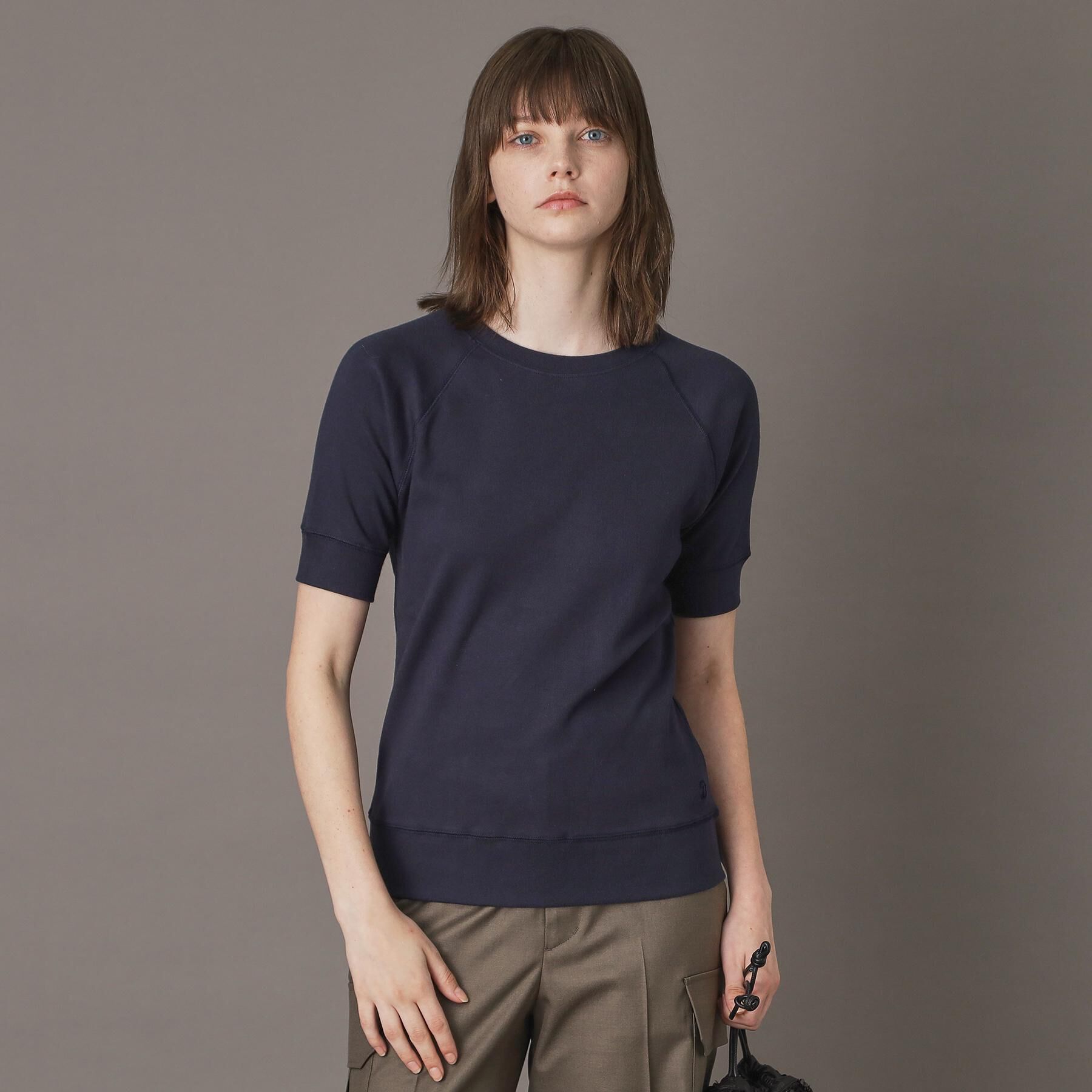 DRESSTERIOR「ラグランハーフスリーブプルオーバー」|Tシャツ・カットソー|