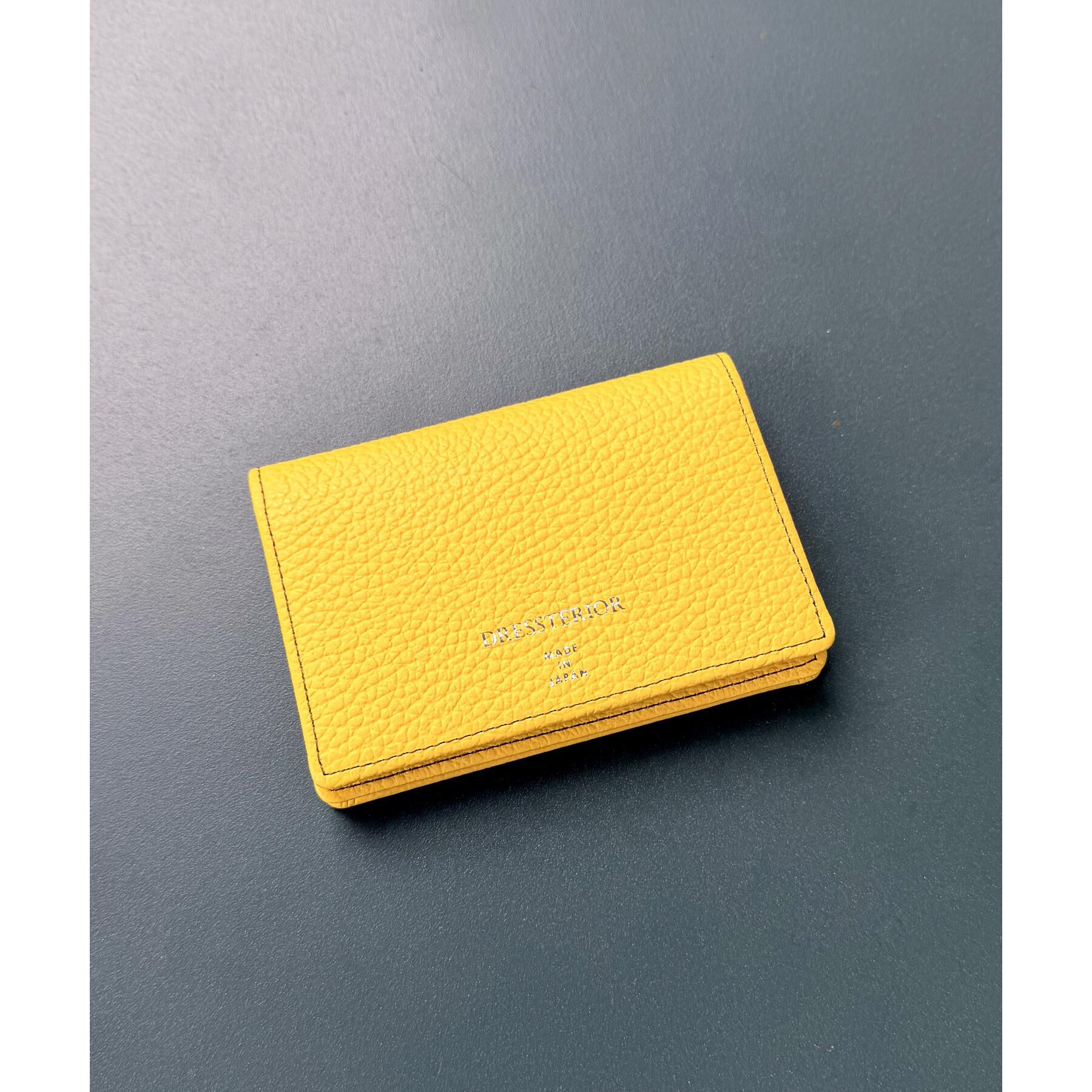 DRESSTERIOR「ビジネスカードホルダー」|名刺入れ・カードケース|イエロー(732)