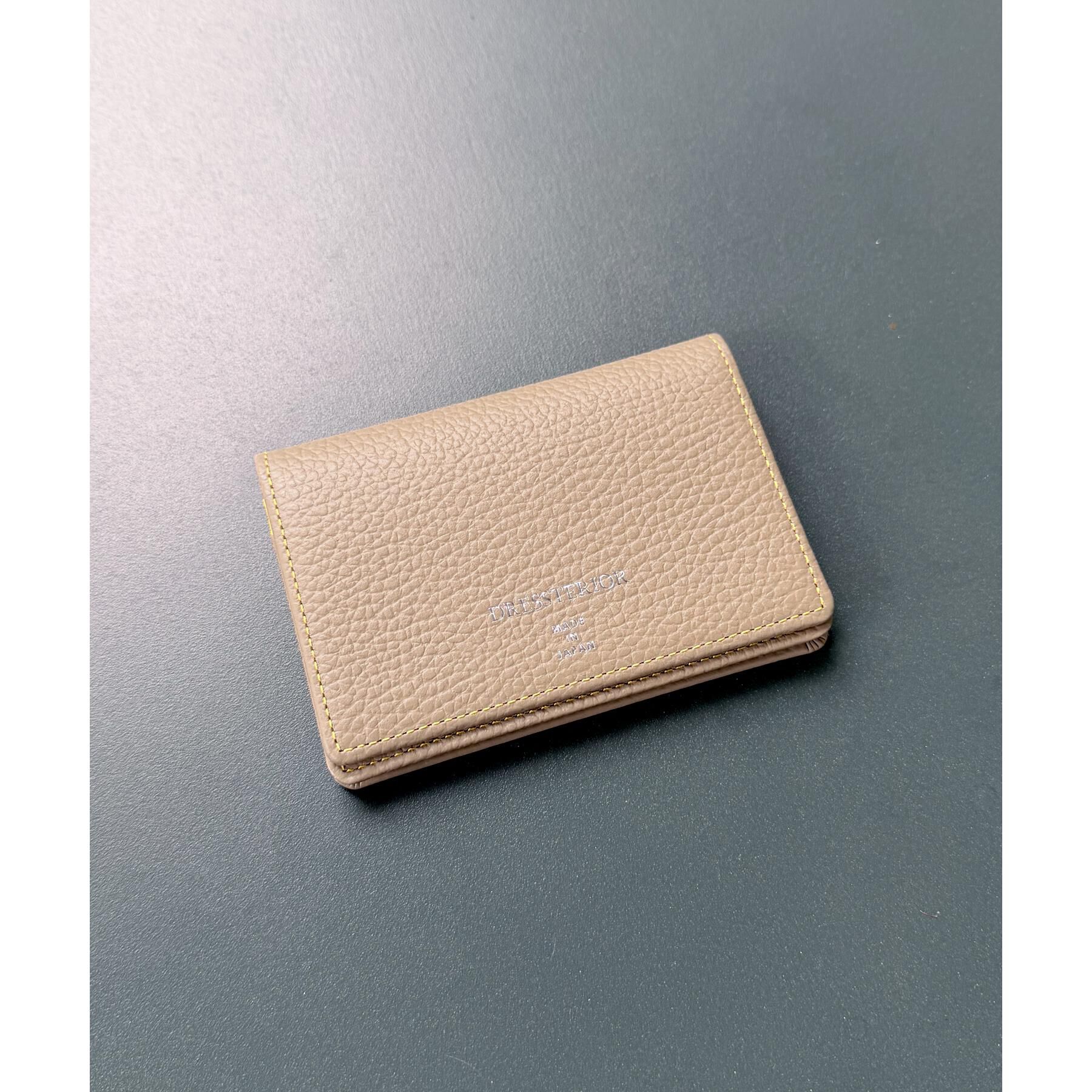 DRESSTERIOR「ビジネスカードホルダー」|名刺入れ・カードケース|ピンクベージュ(75