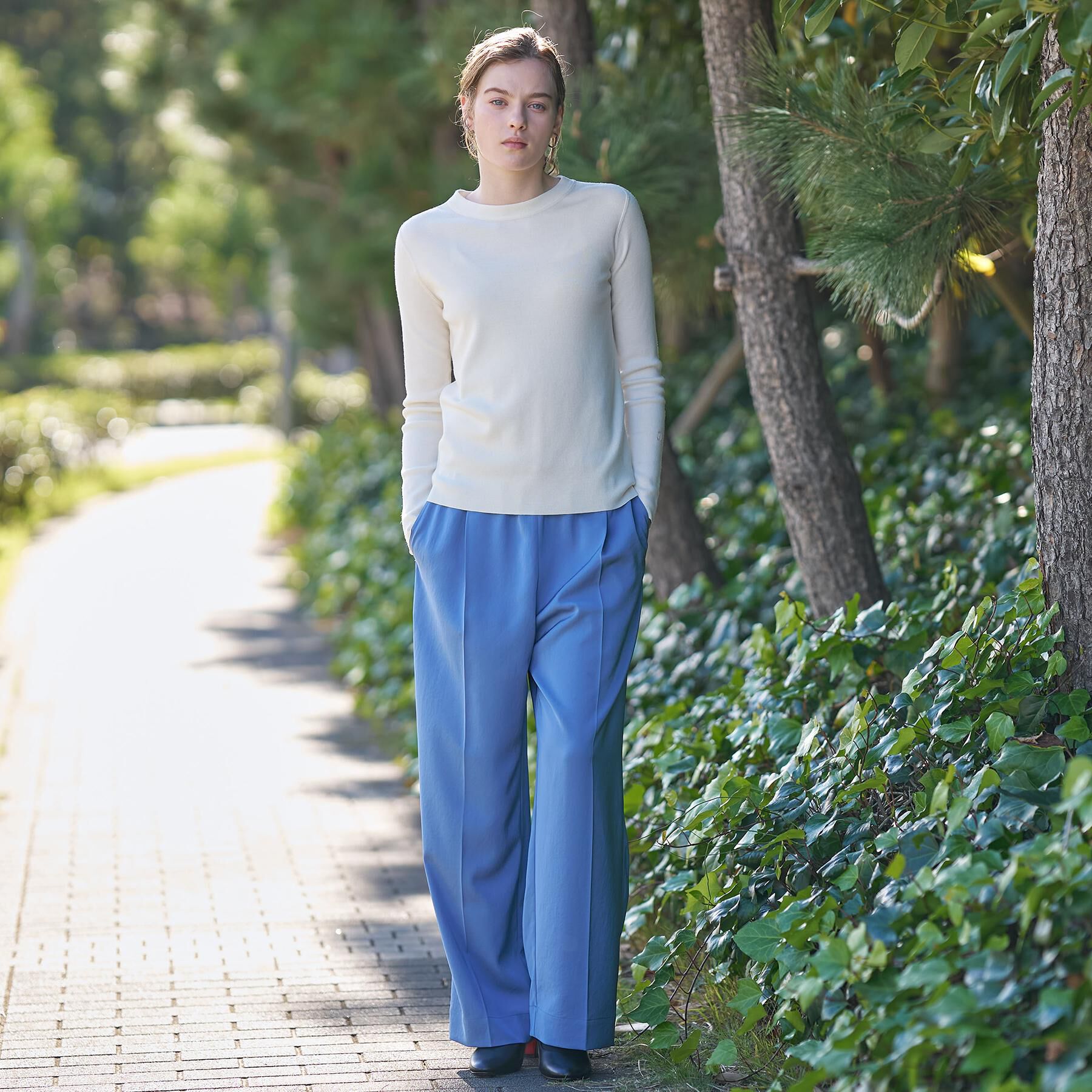 DRESSTERIOR「【洗える/ウエストゴム】サテンイージーパンツ」|その他|