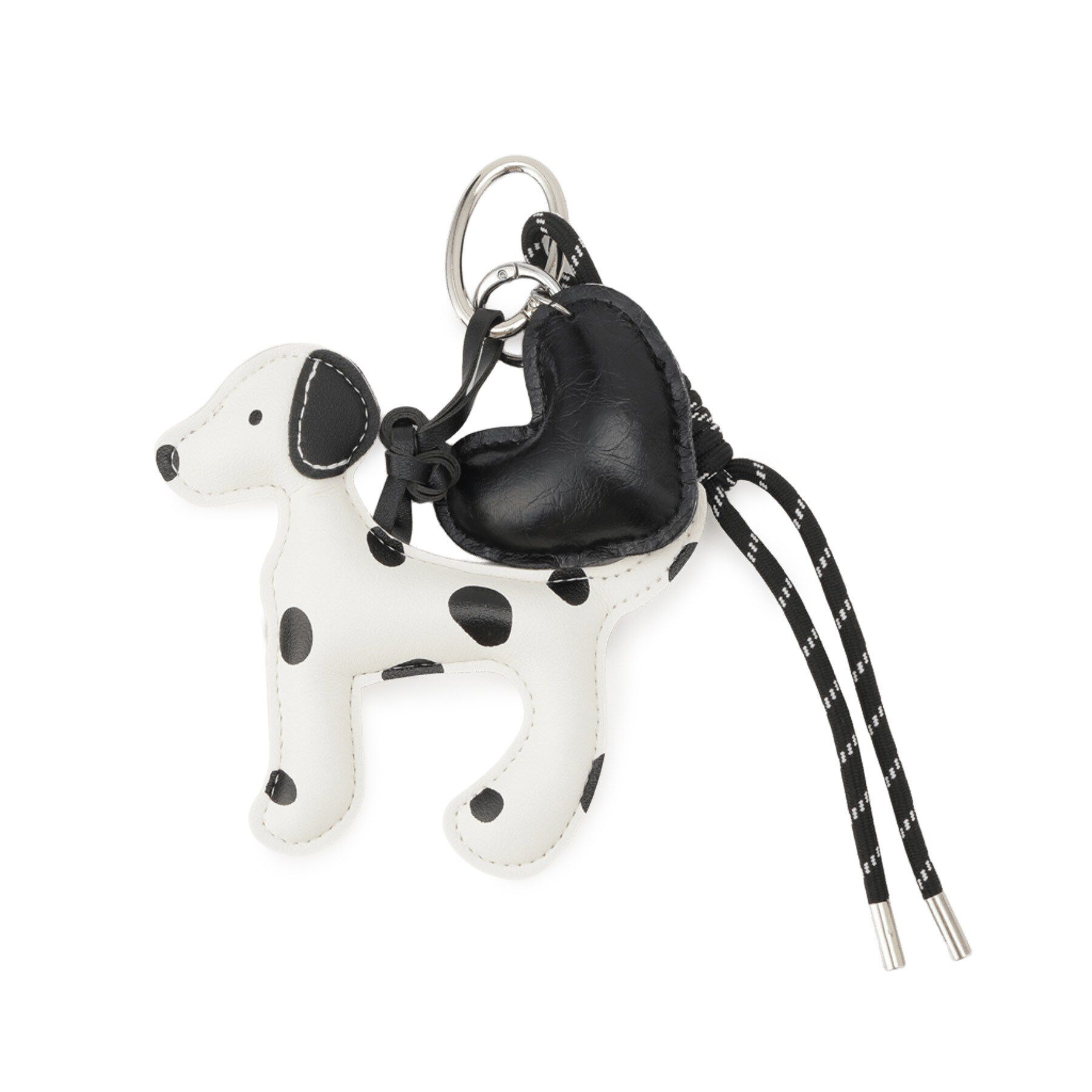 DRESSTERIOR「モノトーンドッグチャーム」|キーケース|