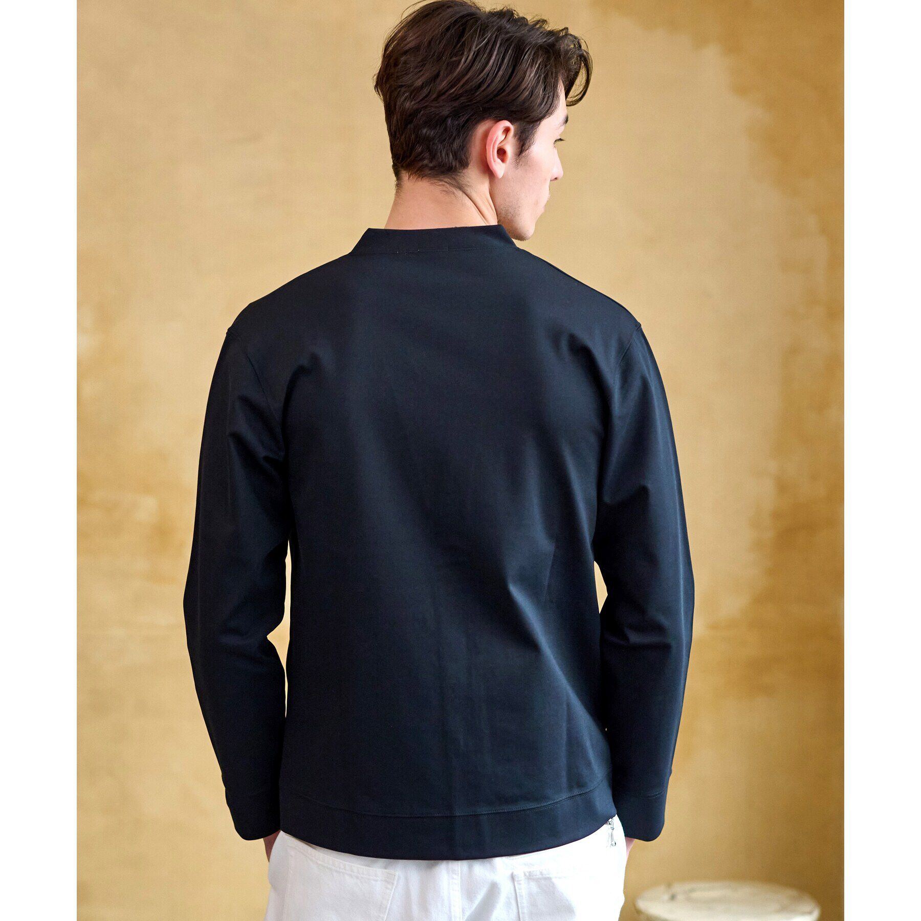 DRESSTERIOR「【接触冷感／セットアップ可】ドライタッチ ハイカウントカットソー カーディガン」|カーディガン|