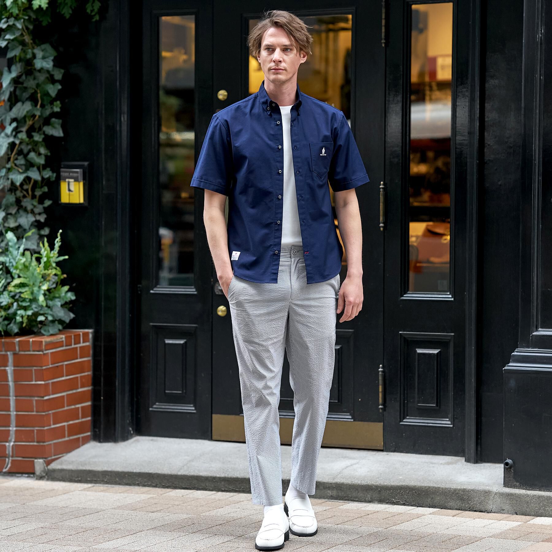 DRESSTERIOR「ナイトエンブロイ オックスシャツ」|シャツ・ブラウス|