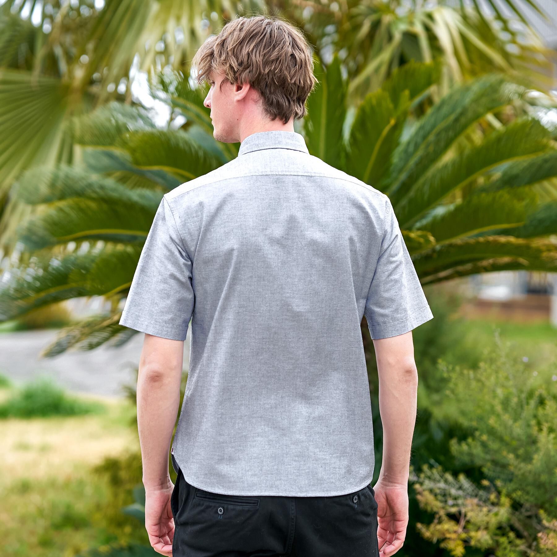 DRESSTERIOR「ナイトエンブロイ オックスシャツ」|シャツ・ブラウス|