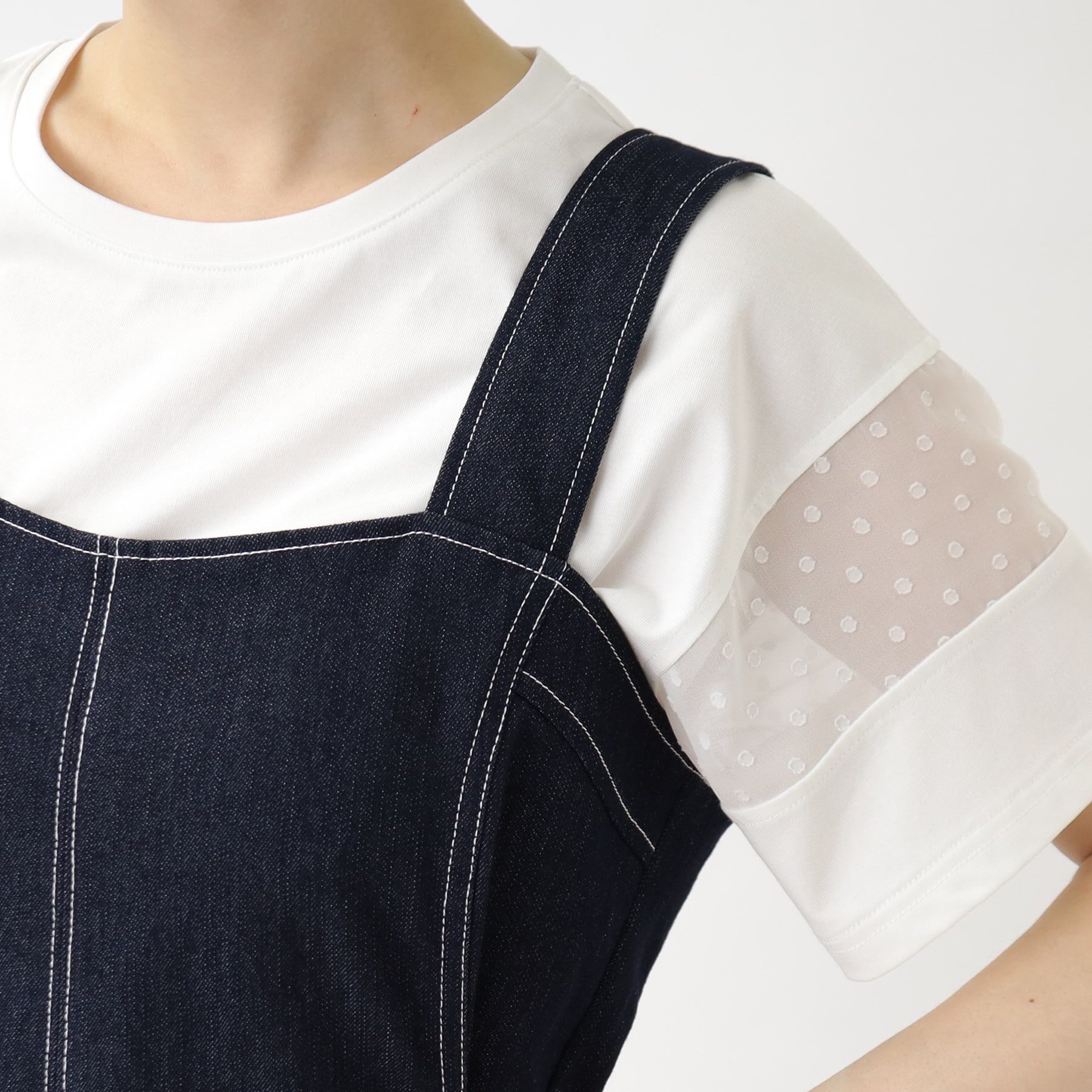 grove「キレイに決まる!脇プリーツジャンドレ」|ワンピース|