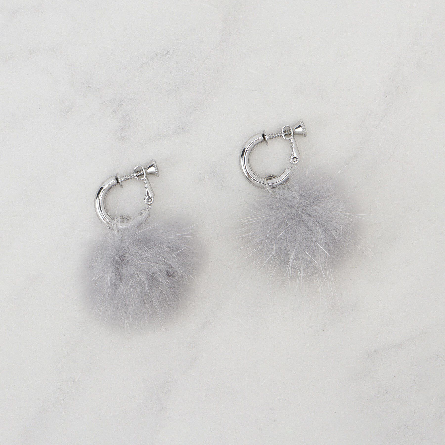 grove「【3WAY】ファービジューイヤリング」|イヤリング|