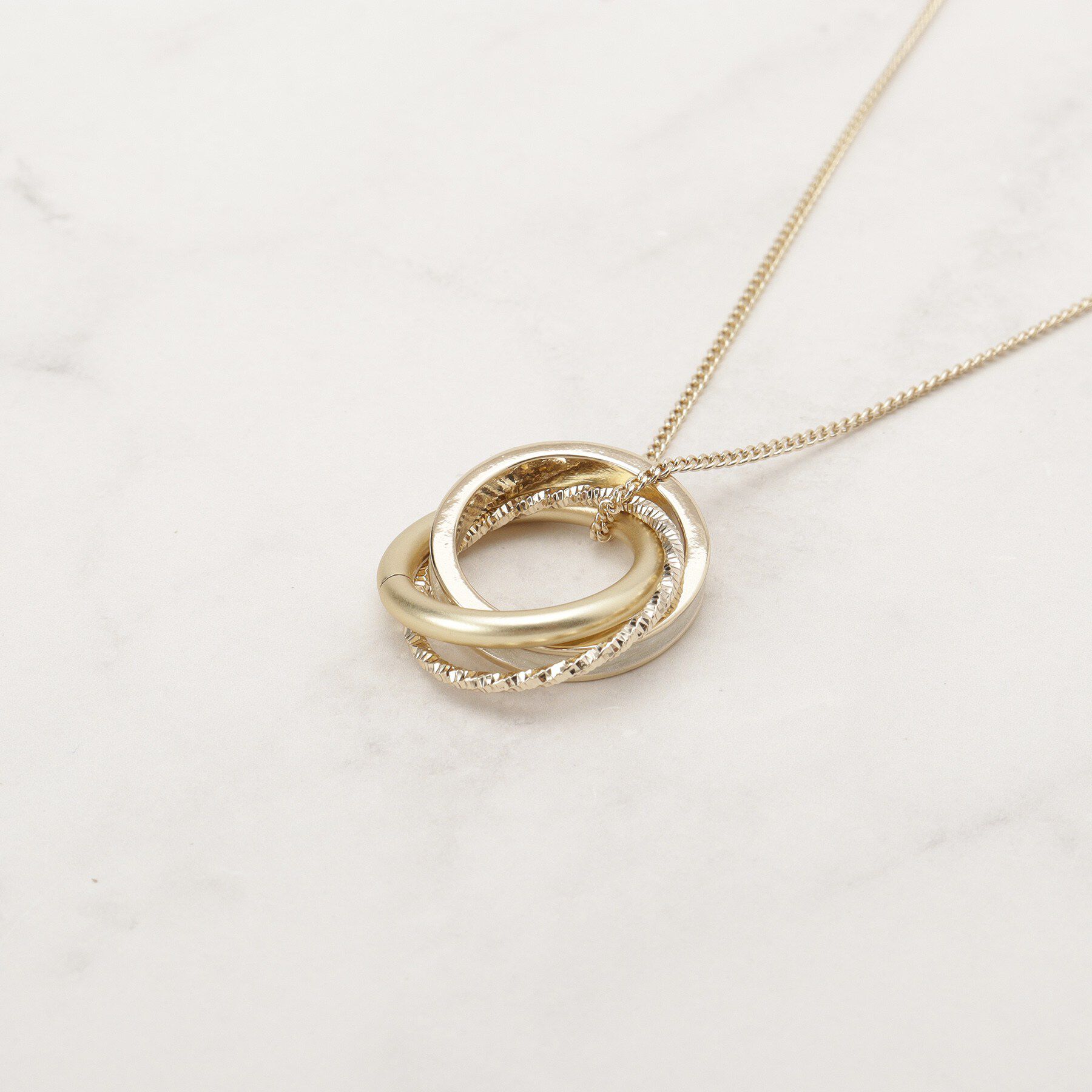 grove「カラーエポリングネックレス」|ネックレス|