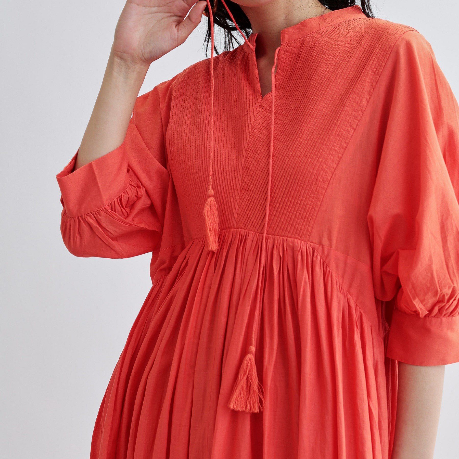 GALLEST「ピンタックコットンワンピース」|ワンピース|