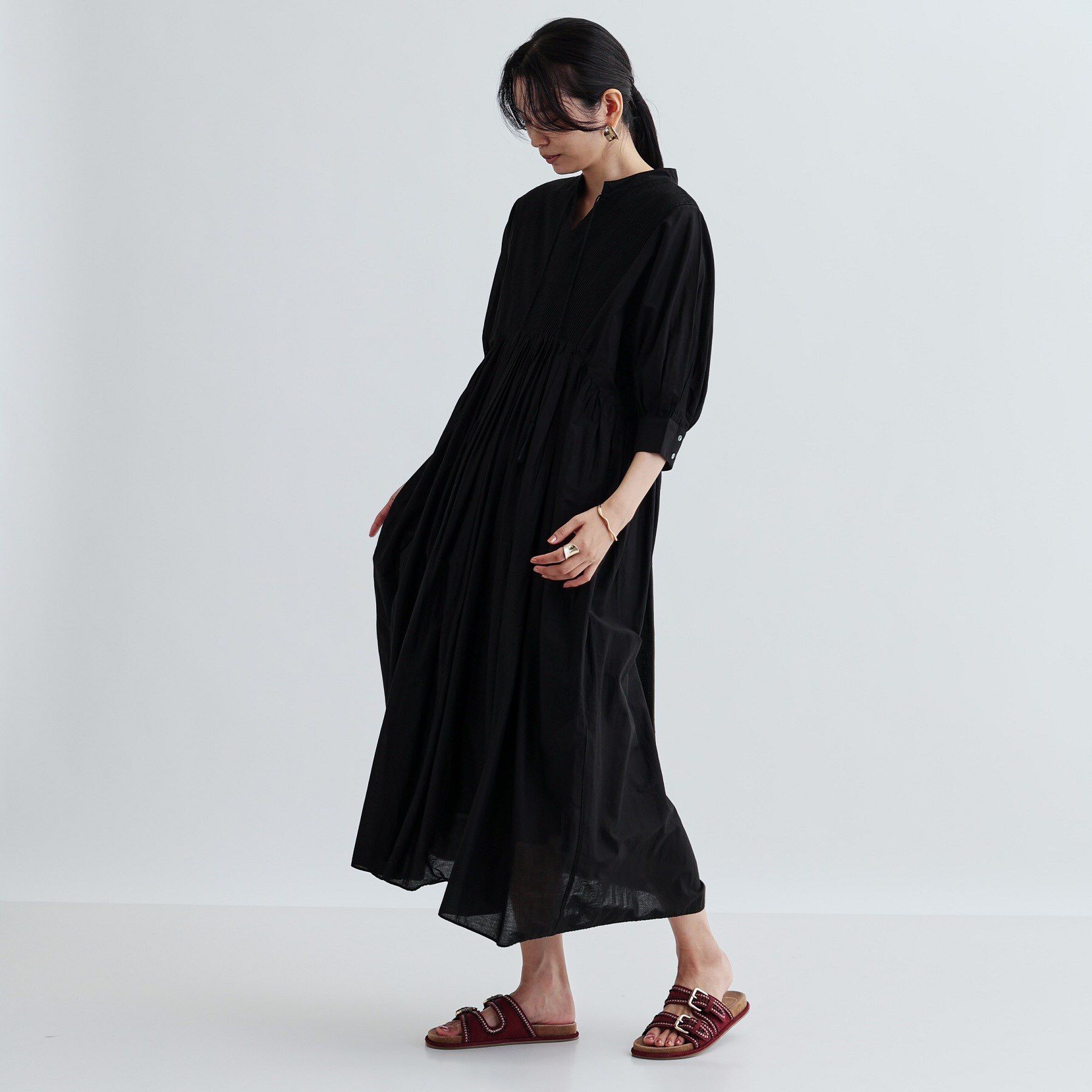 GALLEST「ピンタックコットンワンピース」|ワンピース|